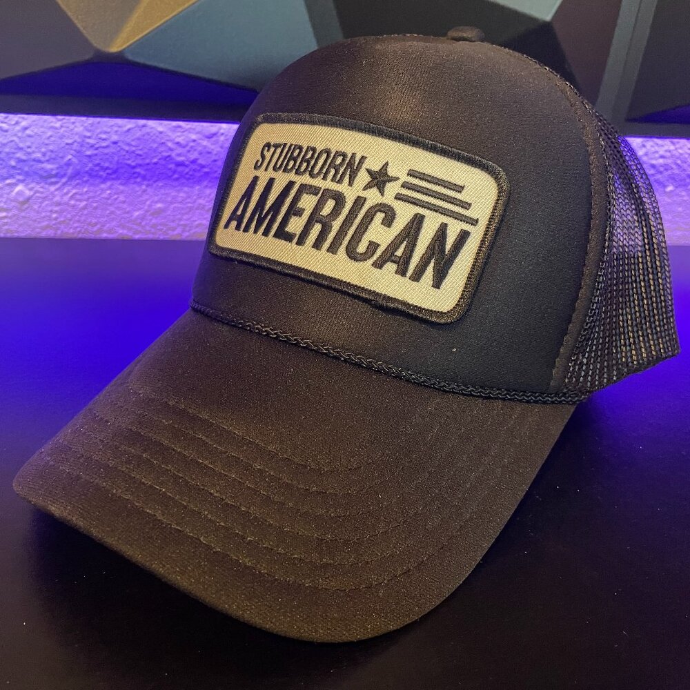 Stubborn American Foam Trucker Hat Adam Sandoval